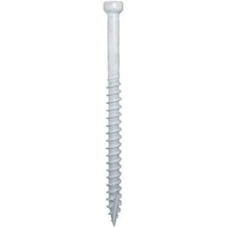 Grk Fasteners GRK 3662079 8 x 2.5 in. RT Composite Trim Screws; White 3662079